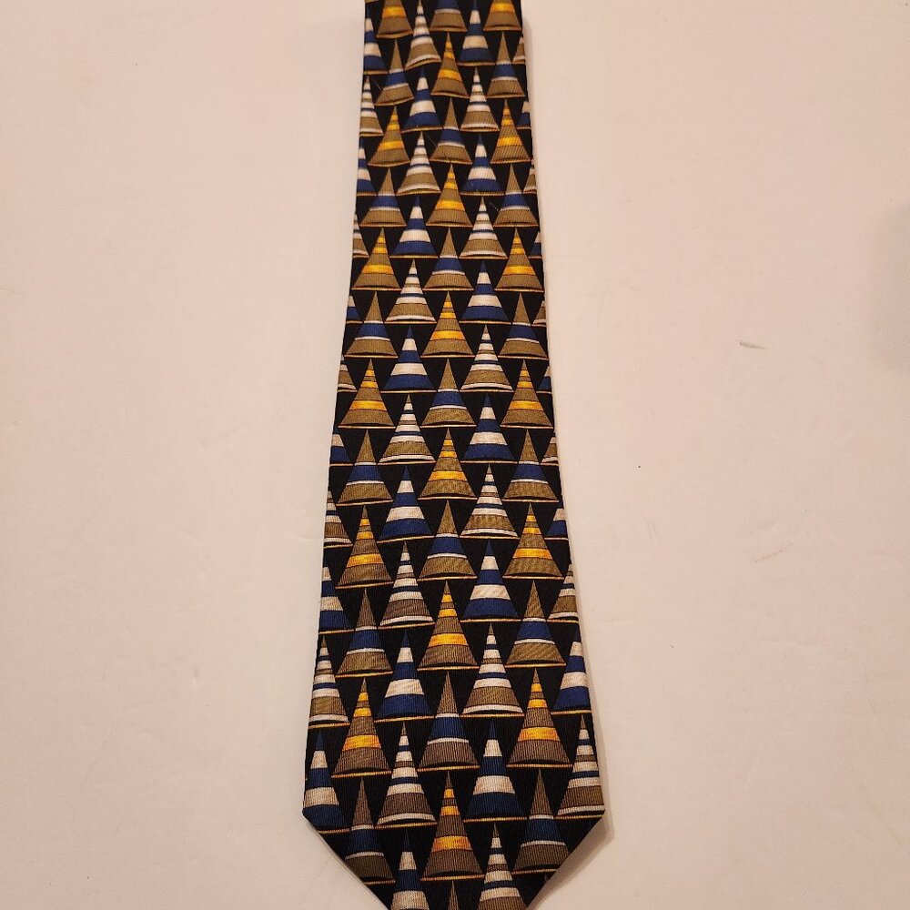 Gucci men's new black 100%silk tie  3 1/2" X 59"  made in Italy
